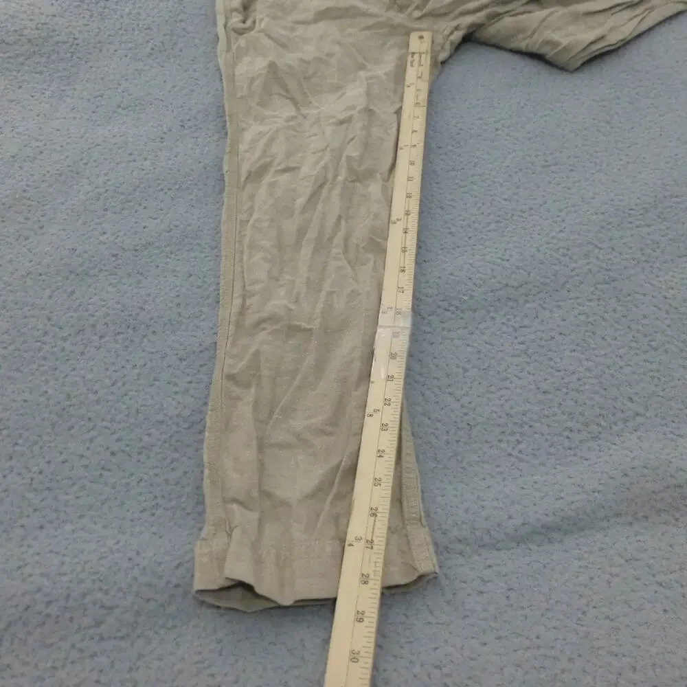 Banana Republic Pants Mens 35x30 Beige Linen Blend Chino Preppy Casual Straight